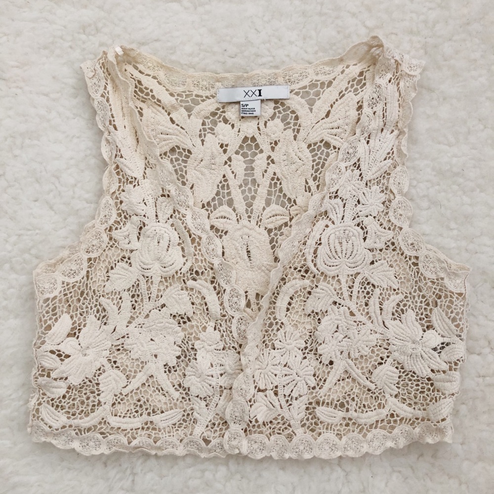 Crochet vest